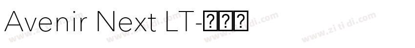 Avenir Next LT字体转换